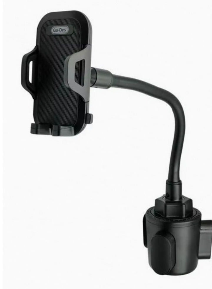 NEW Car Cup Holder Phone Bracket – Adjustable Universal Phone Mount for Cars, Secure  Convenient Hands-Free Driving - Image 1