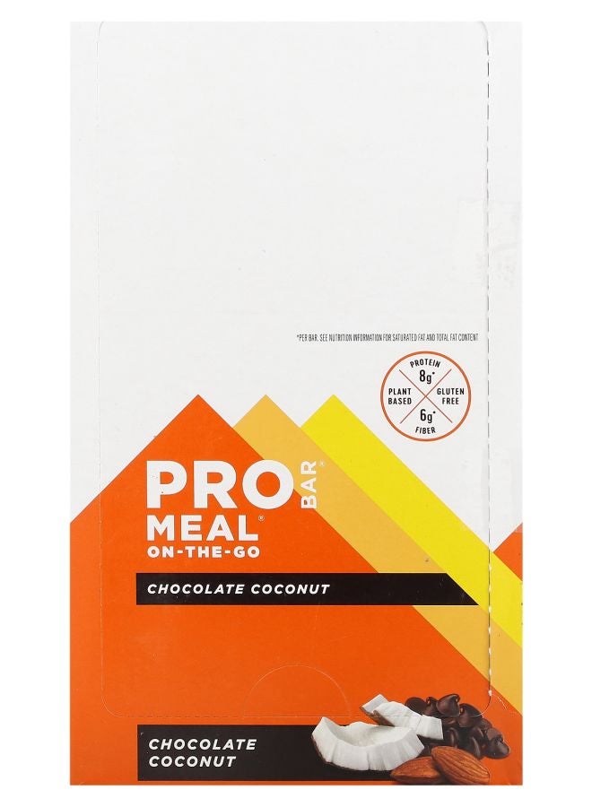 بار الوجبة الجاهزة بالشوكولاتة وجوز الهند 12 بار 3 أونصة (85 جرام) لكل منها