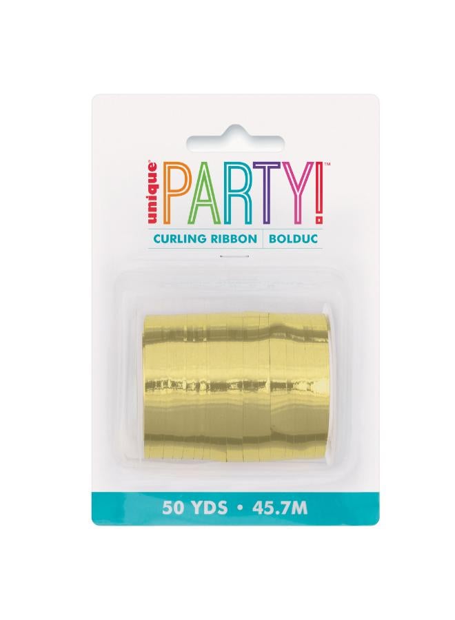 Unique 50 Yards Gold Curling Ribbon - Image 1