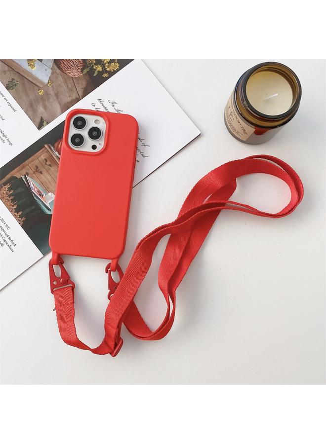 erorex Case For iPhone 11 Pro Elastic Silicone Protective Case with Wide Neck Lanyard - Image 1