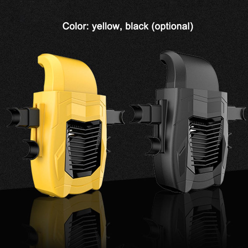 USB Rechargeable Air Fan Mini Portable Car Back Seats Cooling Fan - 3 Speed Adjustable Strong Airflow Quiet Auto BackSeating Fan for Car Interior - Image 4