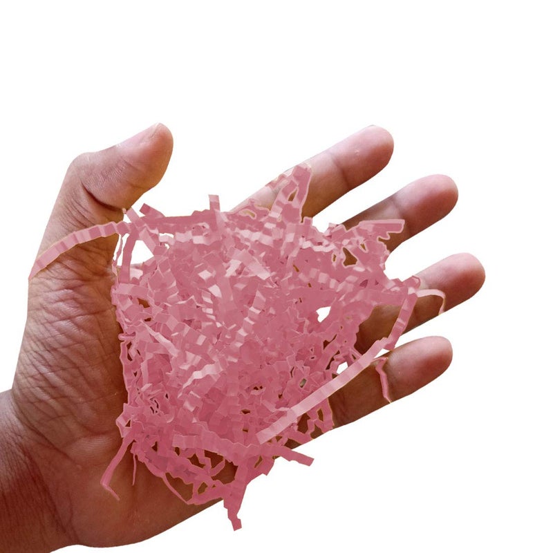 DIY Crafts Pack of 4 Pcs, Pink, Crinkle Cut Paper Shred Filler for Gift Wrapping & Basket Filling -Pink Kitch(Pack of 4 Pcs, Pink) - Image 3
