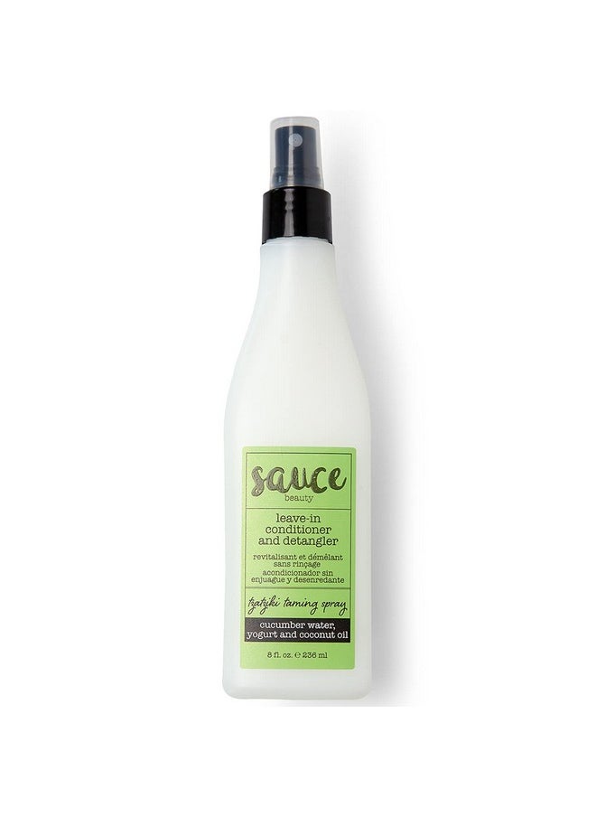 Sauce Beauty - Tzatziki Leave In Conditioner And Detangler Spray Leave In Conditioner For Curly Hair Oily & Damaged Hair Smoothening & Taming Leavein Conditioner Spray With Coconut Oil (8 Fl Oz) - Image 1