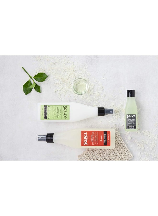 Sauce Beauty - Tzatziki Leave In Conditioner And Detangler Spray Leave In Conditioner For Curly Hair Oily & Damaged Hair Smoothening & Taming Leavein Conditioner Spray With Coconut Oil (8 Fl Oz) - Image 1