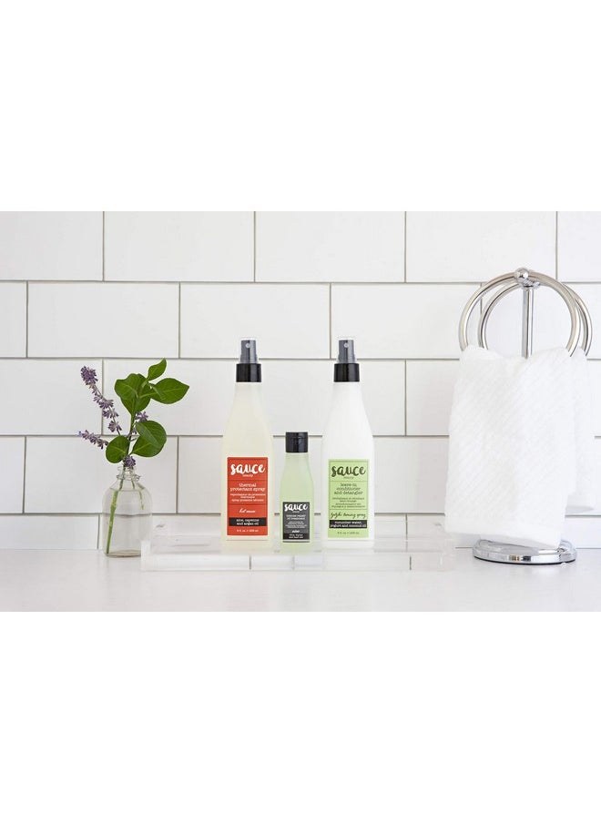 Sauce Beauty - Tzatziki Leave In Conditioner And Detangler Spray Leave In Conditioner For Curly Hair Oily & Damaged Hair Smoothening & Taming Leavein Conditioner Spray With Coconut Oil (8 Fl Oz) - Image 1