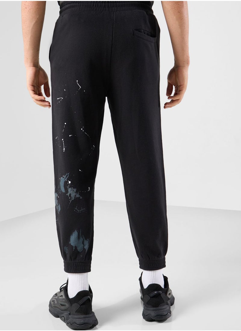 MUSIUM DIV. - Logo Cuffed Sweatpants - Image 1