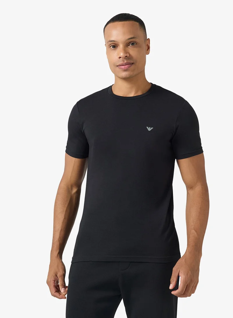 2 Pack Of Logo Crew Neck T-Shirt