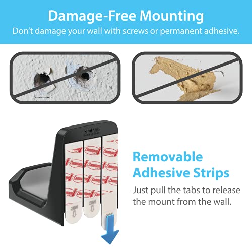 TotalMount Controller Wall Stand (1 Pack) with Non-Slip Pad & Removable Adhesive for Xbox, PS5, PS4, and Nintendo – This Premium Holder Won’t Damage Your Wall with Screws or Permanent Adhesive - Image 4