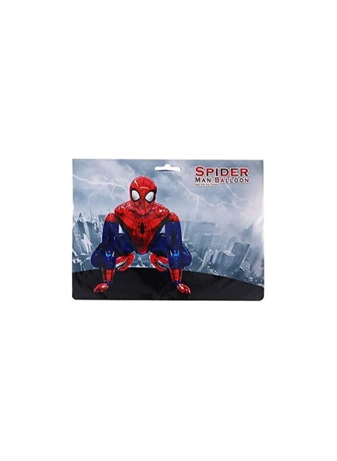 Party with Emma Superhero 3D Stand Balloon Medium Size for Kid Toddler Birthday Decoration (Spiderman)  - Image 3