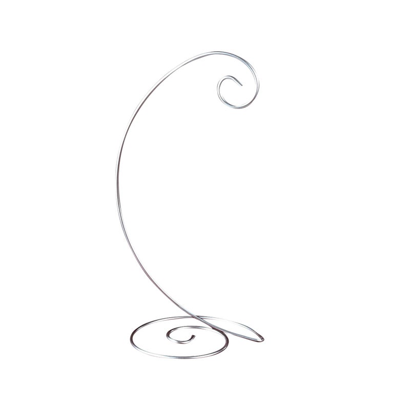TRIPAR 13 Silver Spiral Bottom Ornament Display Stand for Home Wedding Decoration Holidays
