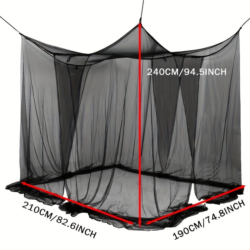 White Mosquito Net Canopy 74in Easy Install for Home Outdoor - Image 3