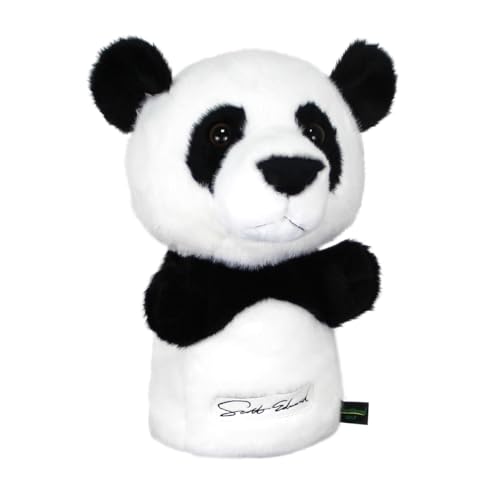 Scott Edward Panda Golf Club Cover Fit Well for Driver Wood Golf Club Funny Cute Animal Design Soft Functional Golf Headcover Stylish Protection for Your Clubs for Men and Women - Image 3