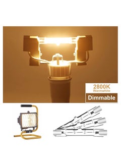 Generic R7S Linear Halogen Bulb, 78mm J78 R7S Base J Type 78mm Double Ended Floodlight Bulb, 120W Dimmable Security Light Bulbs for Landscape Lights Construction Security Spotlights, 5 Pcs  - Image 2