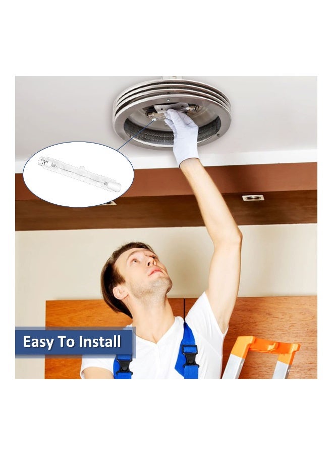 مصباح هالوجين خطي R7S، قاعدة R7S بحجم 78 مم، مصباح فيFloodlight مزدوج الطرف بحجم 78 مم، لمبات أمان قابلة للتعتيم بقوة 120 واط للأضواء الخارجية وأضواء الأمن، 5 قطع - Image 5