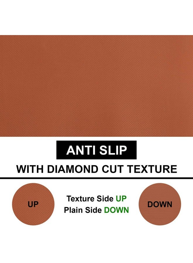 ElastPro Ethylene Vinyl Acetate (60 Cm X 10 M) Brown Eva Food Grade Washable Anti Slip Mat/Sheet For Fridge, Shelf Liner, Table, Kitchen Drawer Mat (Diamond Texture, Brown) - Image 4