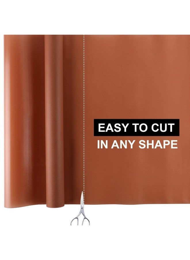 ElastPro Ethylene Vinyl Acetate (60 Cm X 10 M) Brown Eva Food Grade Washable Anti Slip Mat/Sheet For Fridge, Shelf Liner, Table, Kitchen Drawer Mat (Diamond Texture, Brown) - Image 5