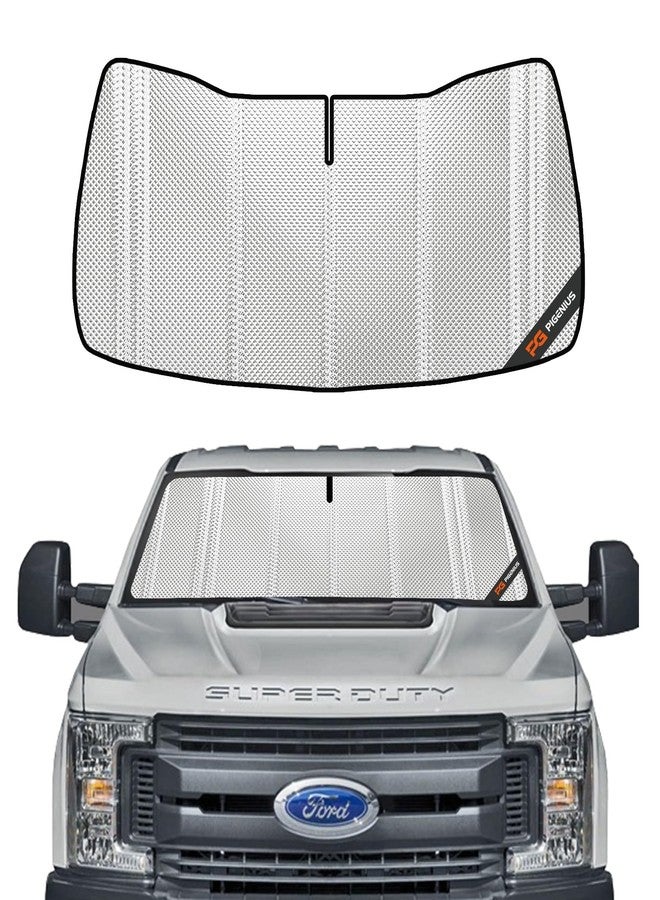Pigenius Windshield Sun Shade for 2021-2025 Ford F-150. Full Front Window Sunshade Coverage - Image 1