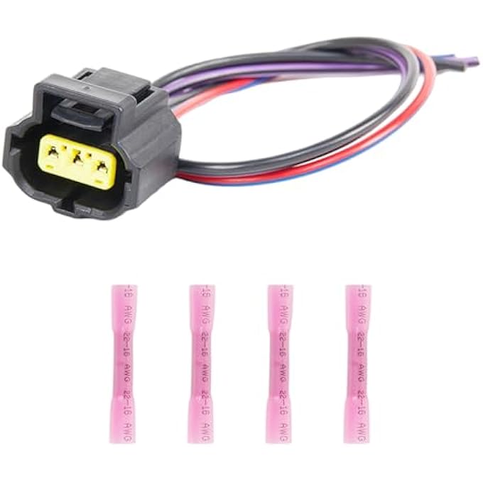 KittyLand Alternator Regulator Plug Harness Lead Repair Alternator Repair Harness Pigtail Compatible with Ford F250 F350 Powerstroke 6.0L 7.3L - Image 3
