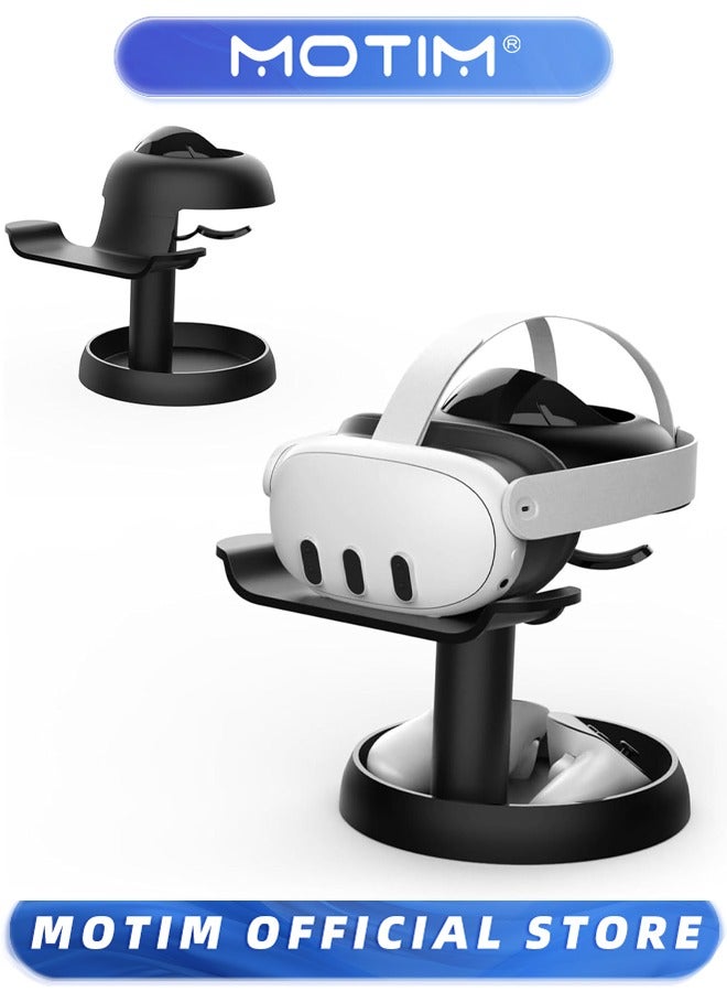 Motim Universal VR Headset Display Dock,Stable Bracket Storage Round Base for Quest 3s/Quest 3/Vision Pro/Quest 2/Pico 4/for PSVR 2 - Image 1