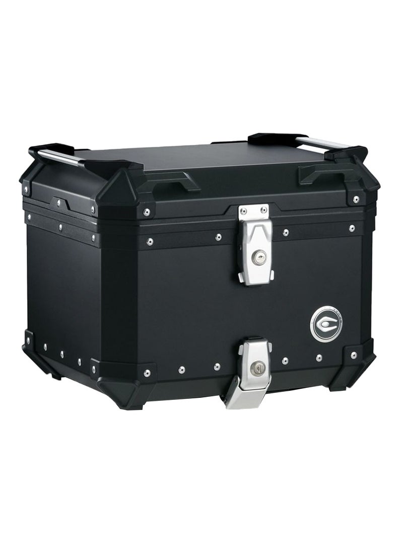 Generic Motorcycle Q1-J2 Coo Case Top Rack Accessories and  Utility Storage Box Black, 45L  - Image 1