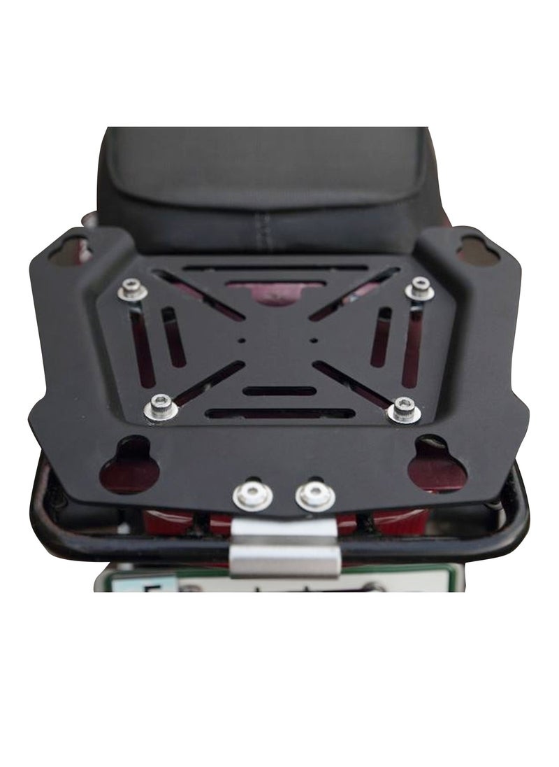 Generic Motorcycle Q1-J2 Coo Case Top Rack Accessories and  Utility Storage Box Black, 45L  - Image 4