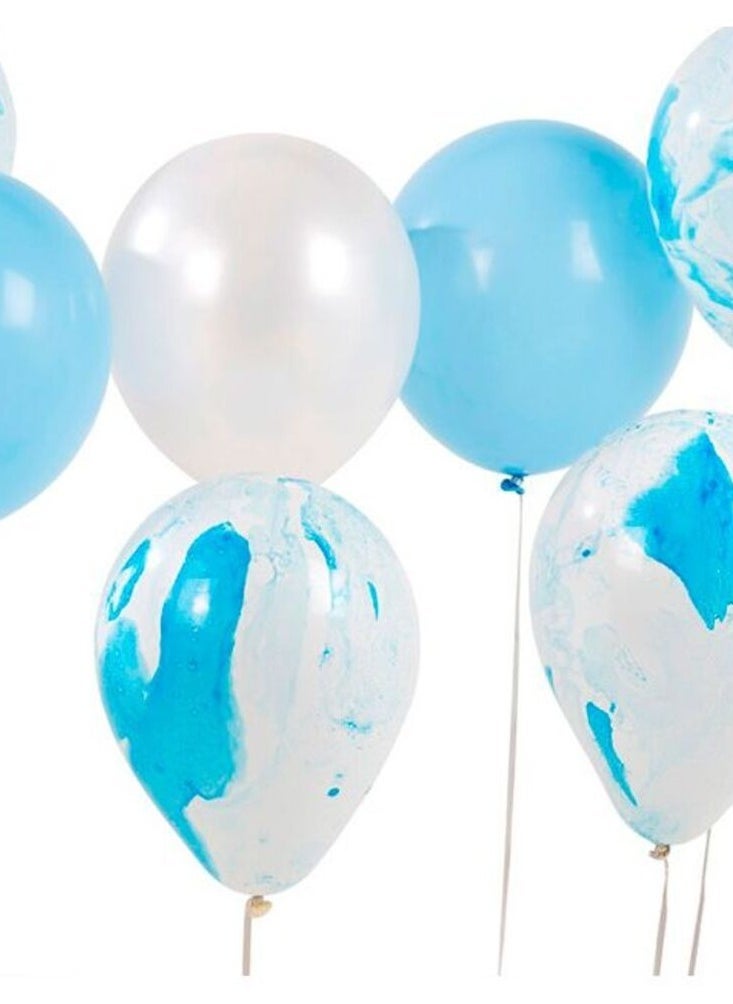 Talking Tables Marble Blue Balloons 5pack  - Image 1