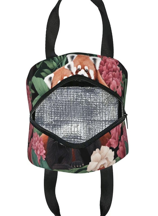 PrelerDIY Cute Red Panda Lunch Box Insulated Meal Bag Lunch Bag Reusable Snack Bag Food Container For Boys Girls Men Women School Work Travel Picnic - Image 4