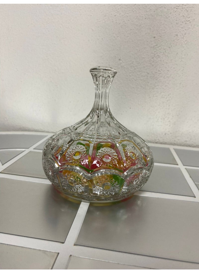 Bohemia Glass Sugar Bowl with Lid, Turkish Delight Holder, Treat Dragee Dispenser 230 ml - pzsku/ZECF486A3E624C4AFD628Z/45/_/1732349832/86173aec-ba7f-47a3-9057-aeab5251dd98