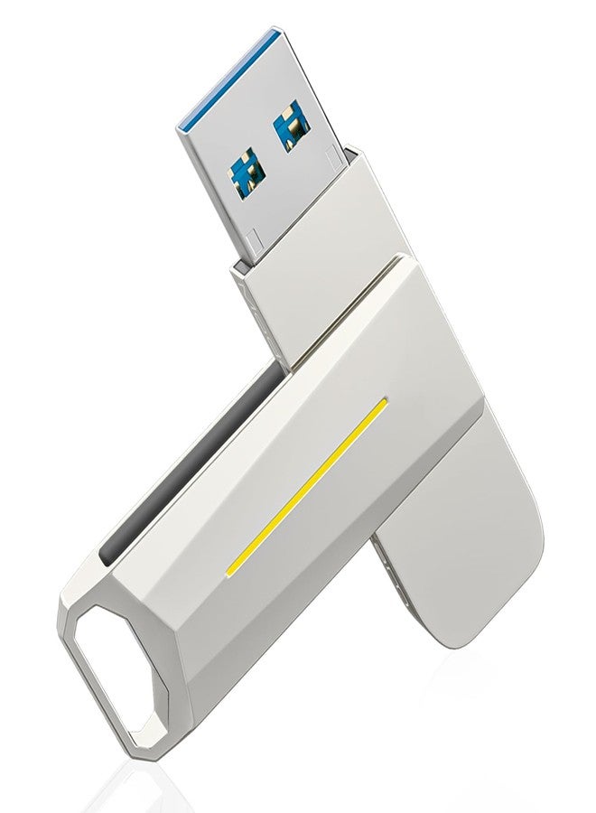 SUMK 128GB DashCam Tesla USB 3.2 Flash Drive - 200MB/S Read Rate, Zinc Alloy Body, 360° Rotation Protection, Plug and Play Compatible with Tesla Model 3/Y/S/X - Image 1
