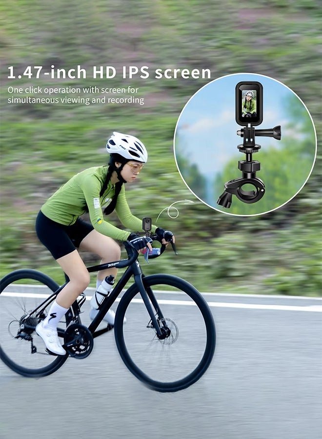 2K Mini Body Camera Waterproof Wearable Action Cam with 128G Card For Travel Campus Pocket Camera Handheld Video Recorder Thumb Camera - Image 3