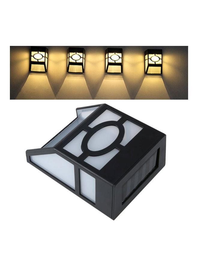 نيبمينينت مصباح LED جداري يعمل بالطاقة الشمسية أبيض دافئ 7.5x5.5x11.5سنتيمتر  - Image 3
