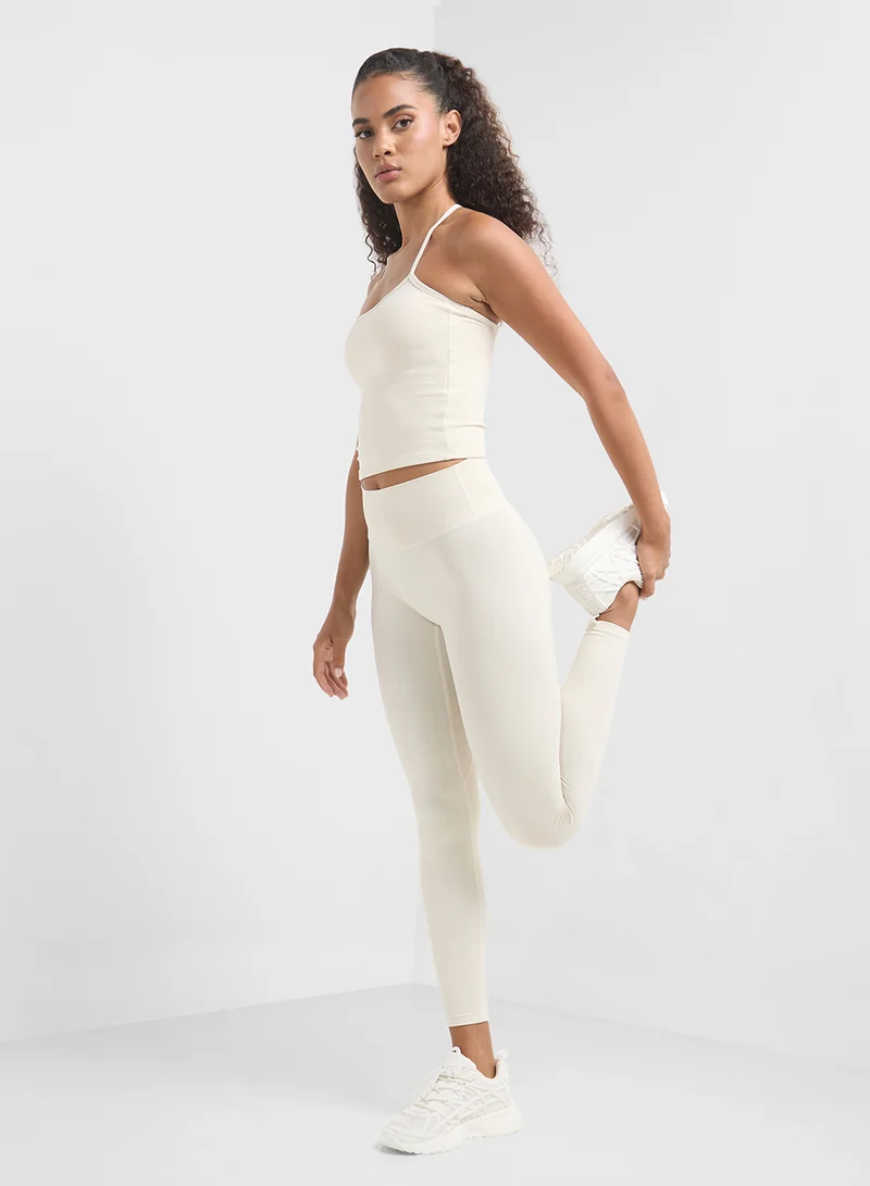 FRWD Strappy Seamless Vest & Sculpting Leggings Set