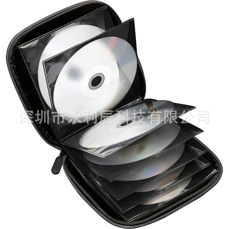 Large Capacity Cd/Dvd Compact Disc Wallet Binder Waterproof Zipper Compact Disc Storage Bag Collection Bag Handbag - Image 2