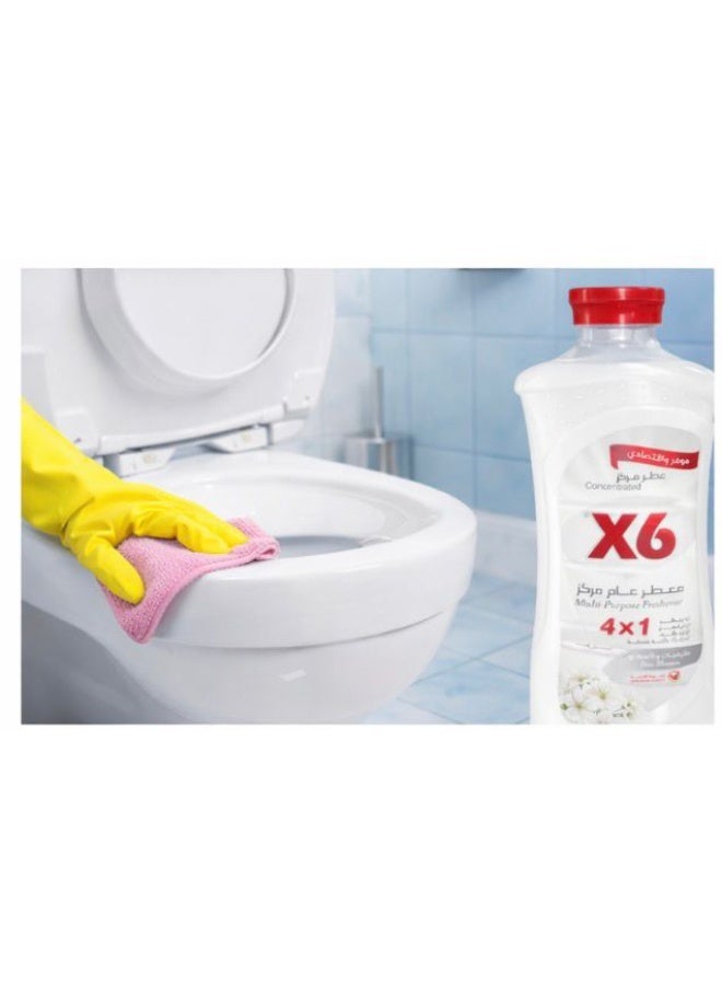 X6 Concentrated Multi-Purpose Freshener & Floor Cleaner – Dew Blossom Scent – 4-in-1 Action for Deep Cleaning, Disinfecting, and Long-Lasting Fragrance - Image 5