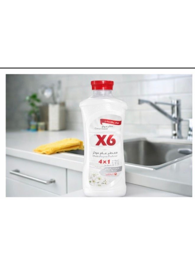 X6 Concentrated Multi-Purpose Freshener & Floor Cleaner – Dew Blossom Scent – 4-in-1 Action for Deep Cleaning, Disinfecting, and Long-Lasting Fragrance - Image 3