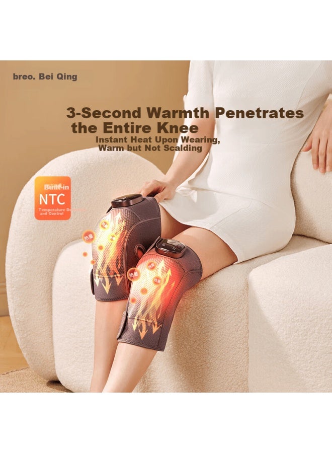 Breo X2 Heated Knee Massager Vibrating Knee Joint Massager Warm Knee Wrap For Cycling Elderly Cold Relief Windproof Gift For Parents And Seniors - Image 4