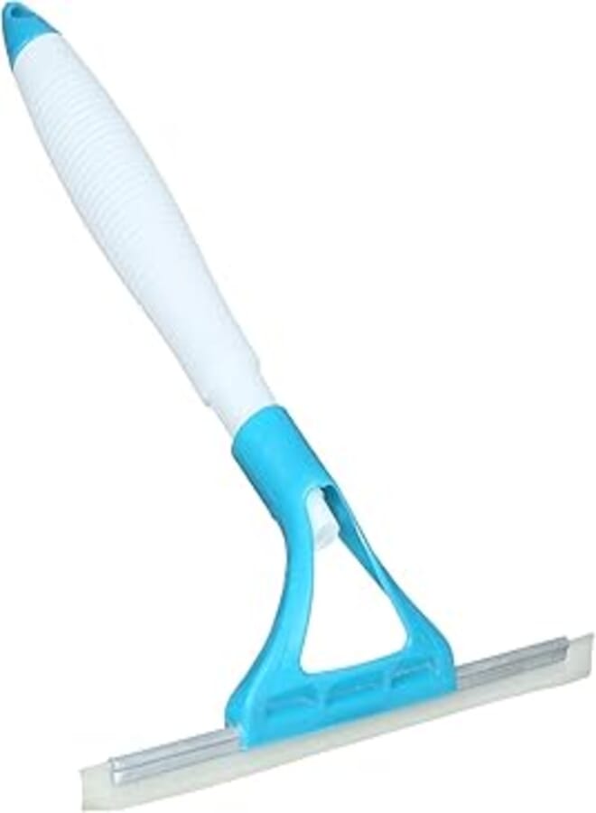 Generic Plastic Car Glass Sweeper with Built-in Water Splasher - Blue