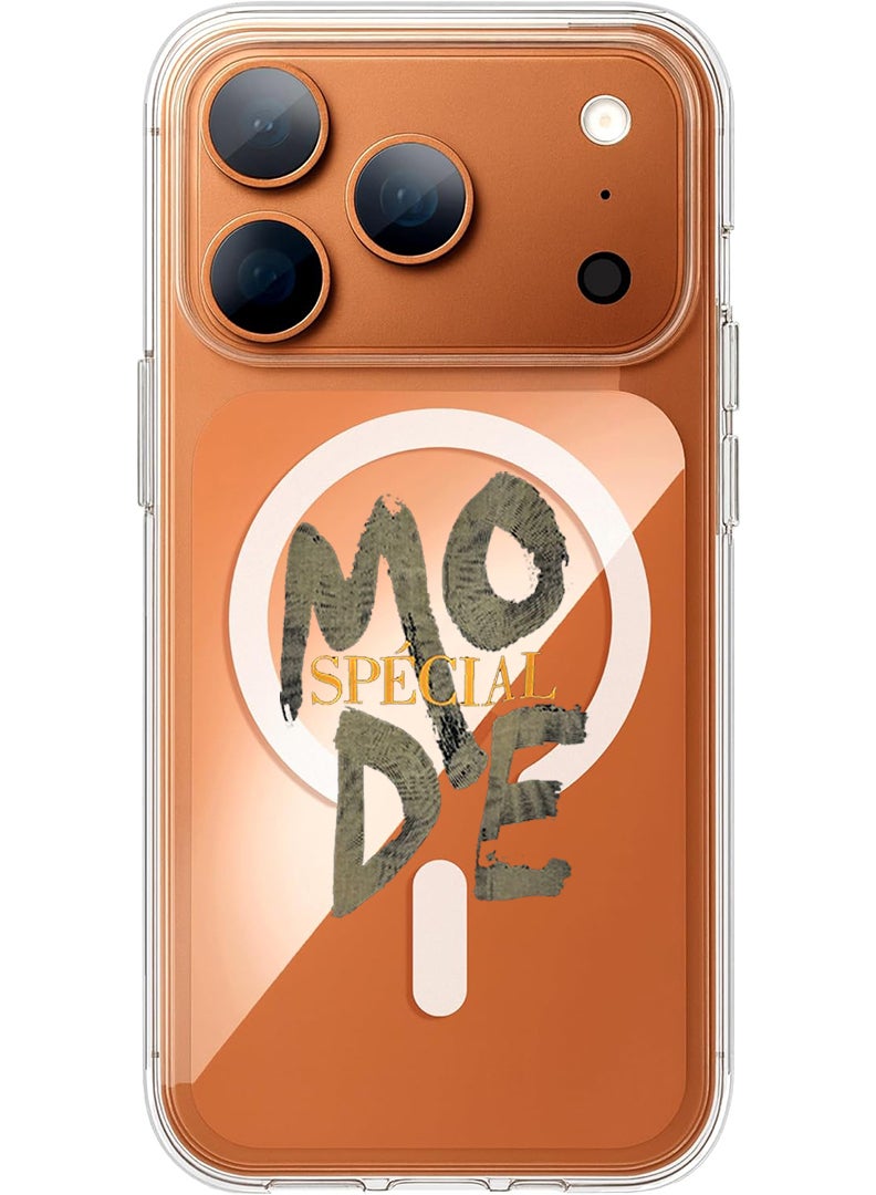 Theodor Magnetic Case for Apple iPhone 17 Pro Compatible with MagSafe Wireless Charging, Shockproof Phone Bumper Cover - Mothers love - Image 1