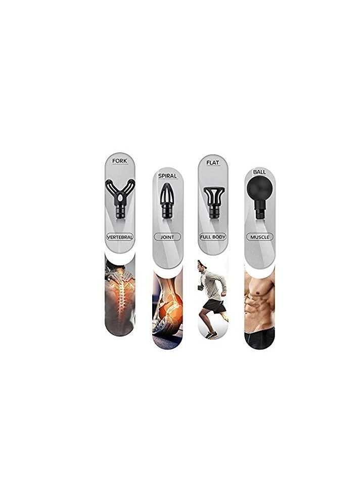 مسدس تدليك العضلات الفاشيالي - لتخفيف آلام العضلات وتعزيز الاسترخاء متعدد الالوان - Image 5