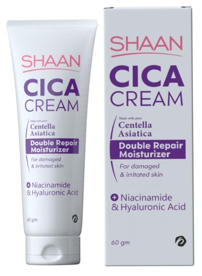 شان كريم مرطب CICA - (60 مل) | مرطب مهدئ وملطف للوجه | استعادة ترطيب البشرة - Image 1