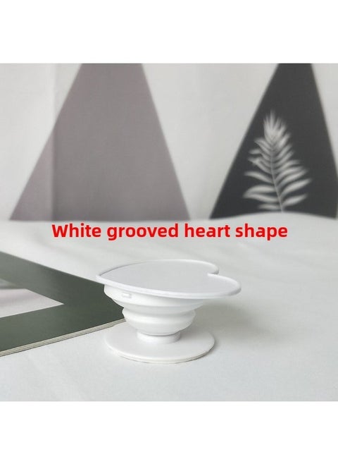 Cartoon Airbag Bracket Special-shaped Acrylic Printing Custom Desktop Lazy Telescopic Painted Epoxy Airbag Bracket-Color:Love Groove-White-Style:Bare Bracket-surface Cover With Foam Adhesive (double-sided Adhesive)