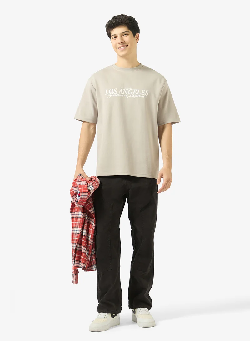 Ripples  Mens Drop Shoulder T-shirt for Men | Best Price UAE