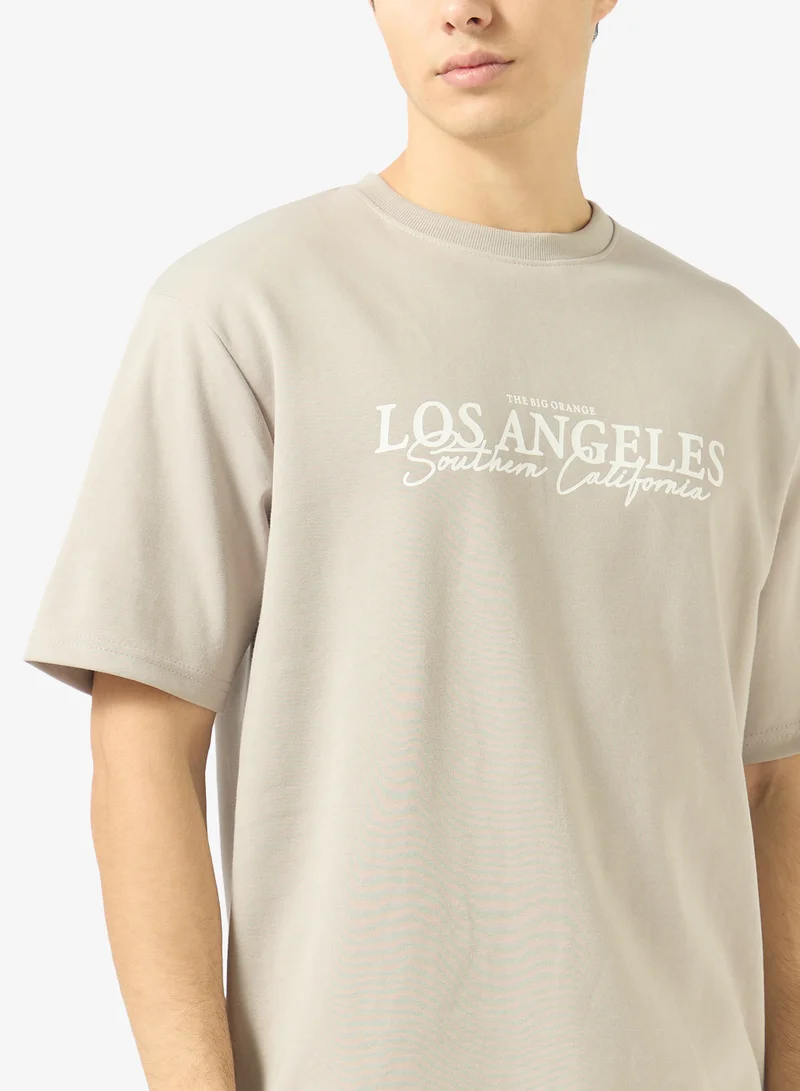 Ripples  Mens Drop Shoulder T-shirt for Men | Best Price UAE