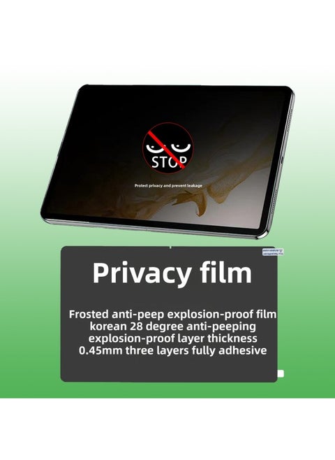 Ipadpro11 Frosted Anti-peep Film For Huawei Samsung For Apple Tablet PC Screen Anti-peeping Protective Film-Color:Frosted Privacy Soft Film (using Layer Thickness 0.45mm))-Dimensions:Surface Go2 ( 10.5inch )