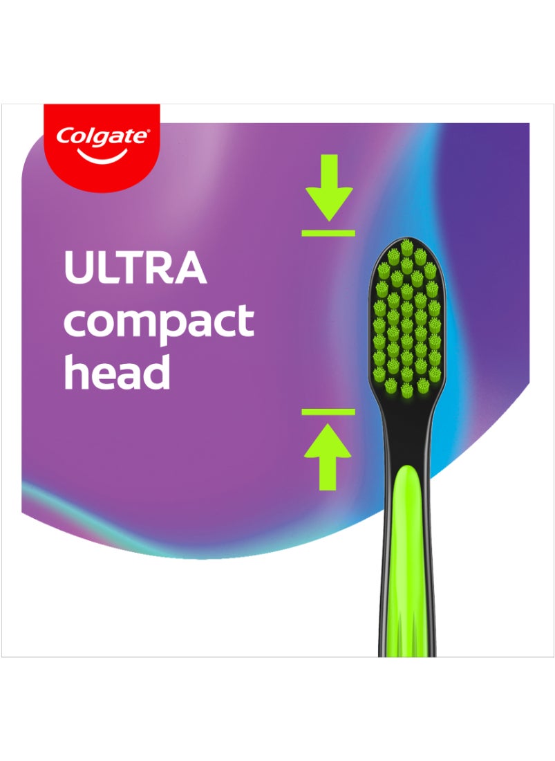 Colgate - Ultra Soft & Dense Bristles Design Toothbrush 2 Pcs - Image 1