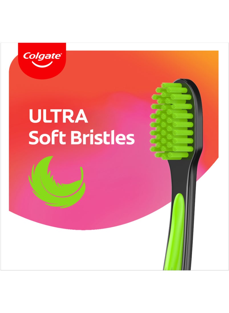 Colgate - Ultra Soft & Dense Bristles Design Toothbrush 2 Pcs - Image 1