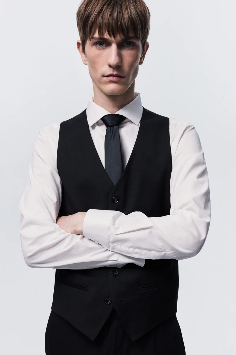 اتش اند ام Slim Fit Suit waistcoat