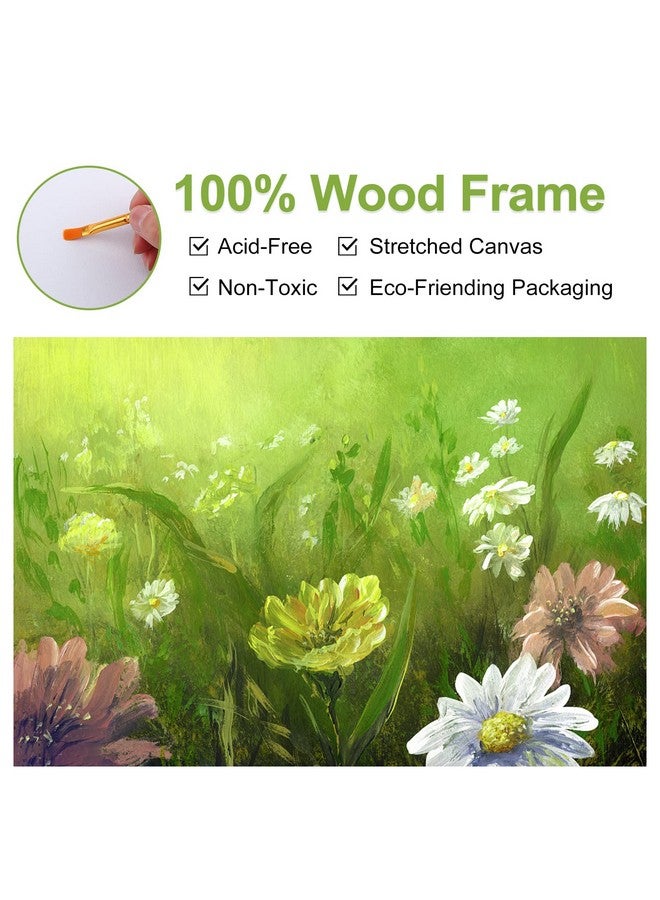 ESRICH 4 Packs Stretched Canvases For Painting With 3X5In 5X7In 8X10In 10X12In Primed Canvas Blank Painting Canvas For Oil & Acrylic Paint. - Image 4