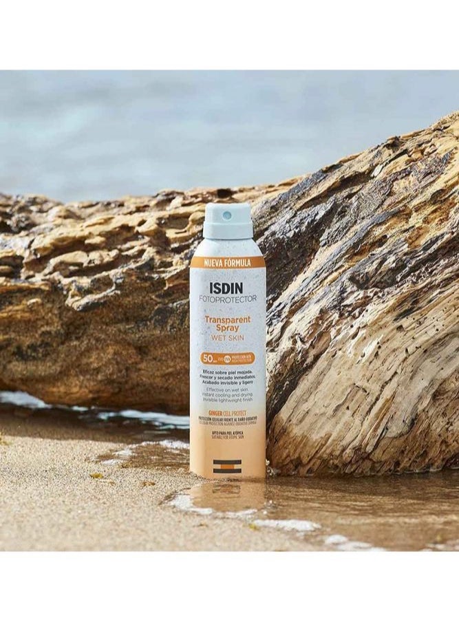 lsdin Fotoprotector Wet Skin Trans SPF 50+ 250ml