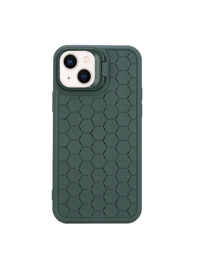 S-TOP Case For iPhone 15 Plus Honeycomb Radiating Lens Holder TPU Phone Case - Image 5
